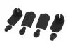 RPM Shock Shaft Guards for Traxxas 1:10 Off Road Shocks - Black