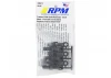 RPM Short Traxxas Rod Ends - Black (12) (Upgrade for TRX5347)