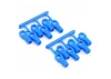 RPM Short Traxxas Rod Ends - Blue (12) (Upgrade for TRX5347)