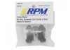 RPM Upgrade Caster Blocks For Traxxas Electric Stampede, Rustler, Slash 2WD And NItro Slash - Black (Replaces TRX3632)