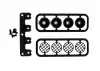 RPM Light Canister Set For RPM Slash Front Bumpers - Black