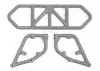 RPM Rear Bumper For Traxxas Slash 2WD - Grey
