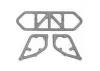 RPM Rear Bumper For Traxxas Slash 2WD - Grey