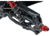 RPM Rear A Arms for Arrma Outcast/Talion/Kraton/DEX8T - Black
