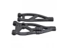 RPM Front Upper and Lower A Arms for Arrma Outcast/Talion/Kraton/DEX8T - Black