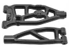 RPM Arrma Upper/Lower Right Front Arms - Black - 6S Kraton/Outcast/Fireteam