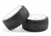Sweep 1:8 GT Tread 45 Degree Belted Tyres on White EVO16 17mm Hex Wheels (2)