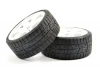Sweep 1:8 GT Tread Belted Tyres on White 6IX 17mm Hex Wheels (2)
