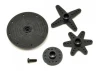 Savox Servo Horn Set For Sc1256/57/58 + Sc0251/52/54