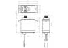 Savox SW1250MG+ Waterproof Digital Super Torque Micro Servo - 8KG - 0.10s (Upgrade for TRX2080)