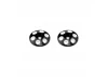 Alloy Rear Wing Shims - Black - 2pcs