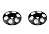Alloy Rear Wing Shims - Black - 2pcs