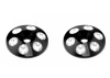 Alloy Rear Wing Shims - Black - 2pcs