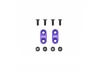 1:10 On-Road Alloy Wing Mounts - Purple