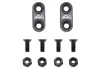 1:10 On-Road Alloy Wing Mounts - Gray
