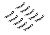Small Body Clip 1:10 - Black - (10)