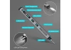 Arrowmax SES Black Electric Screwdriver - 34 Bits - Plus Engraving & Polishing pen ** CLEARANCE **