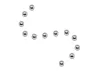 Diff Balls 1:8 Steel - 12pcs