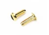 Low Profile 4mm Connector 24K - 2 Pack