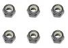 Nylon Nut M4 6Pcs/Bag