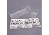 Aerox 1:10 Wide Rear Wing - 1mm Clear (2 part)