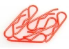 Body Clip 1:8 - Fluorescent Red (6)