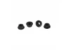 Core RC - Serrated Alloy M4 Nuts - Black (4)