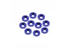 Alloy M3 Countersunk Washers - Blue (10) ** CLEARANCE **