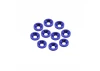 Alloy M4 Countersunk Washers - Blue (10)