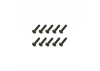 Steel Countersunk Hex Screws M3 x 15 (10)