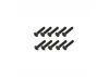Steel Countersunk Hex Screws M3 x 16 (10)