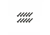 Steel Countersunk Hex Screws M3 x 18 (10)