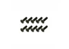 Steel Countersunk Hex Screws M4 x 14 (10)