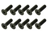 Steel Countersunk Hex Screws M4 x 14 (10)