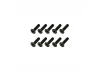 Steel Countersunk Hex Screws M4 x 16 (10)