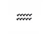 Steel Button Head Hex Screws M2.5 x 6 (10)
