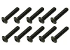 Steel Button Head Hex Screws M4 x 18 (10)