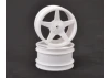 JConcepts 2.2 5 Spoke Rear White Wheels - CAT XLS - 8mm Castle Fitting (2)