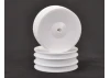 JConcepts 2.2 Dish Front White Wheels - CAT XLS - 8mm Castle Fitting (2)
