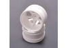JC 6 Spoke 2.2 Rear White Wheel CAT/Coug 2K (2)