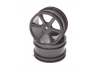 JC 6 Spoke 2.2 Rear Black Wheel CAT/Coug 2K (2)