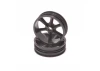 JC 6 Spoke 2.2 2WD Front Black Wheel Cougar 2K (2)