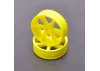 JC 6 Spoke 2.2 2WD Front Yellow Wheel Cougar 2K (2)
