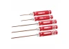 EDS Hex Driver Tool Set - .035, .050 X 60mm, .063, .078, .093 X 120mm - 5 Pcs