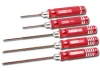 EDS Hex Driver Tool Set - .035, .050 X 60mm, .063, .078, .093 X 120mm - 5 Pcs