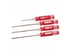 EDS Hex Driver Tool Set - .050 X 60mm, .063, .078, .093 X 120mm - 4 Pcs