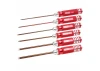 EDS Hex Driver Tool Set - 1.5 2.0 2.5 3.0 4.0 & 5.0 X 120mm - 6 Pieces