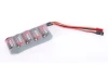 EP Super Duty 1600mAh 6v Receiver Straight Pack - Dual Lead