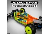 J Concepts P2 RC10B7 Bodyshell With Carpet/Turf/Dirt Wing