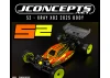 J Concepts S2 - XRAY XB2 2025 Body w/carpet/turf/dirt Wing LW